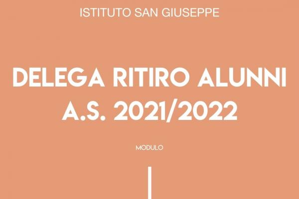 DELEGA RITIRO AS.2021-22