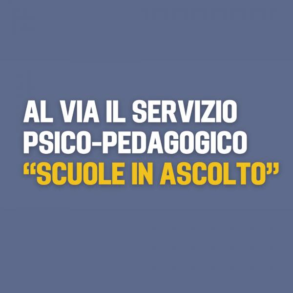 SCUOLA IN ASCOLTO